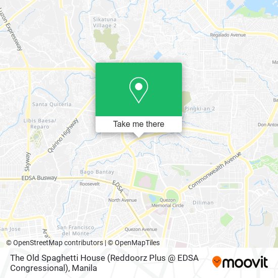 The Old Spaghetti House (Reddoorz Plus @ EDSA Congressional) map