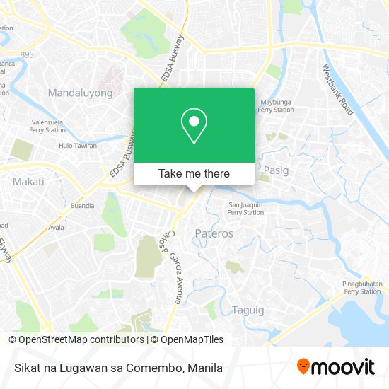 Sikat na Lugawan sa Comembo map