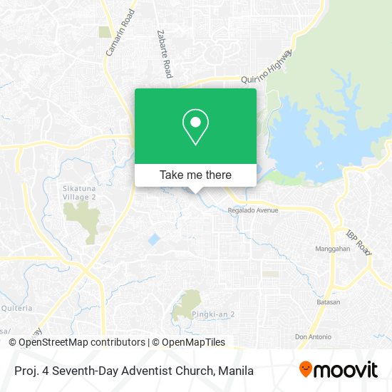 Proj. 4 Seventh-Day Adventist Church map