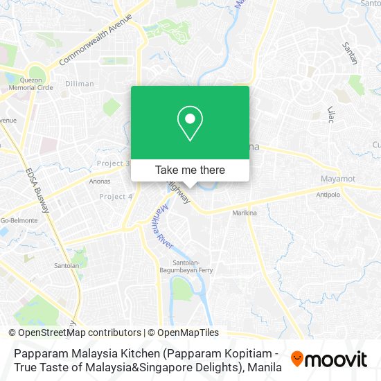 Papparam Malaysia Kitchen (Papparam Kopitiam - True Taste of Malaysia&Singapore Delights) map