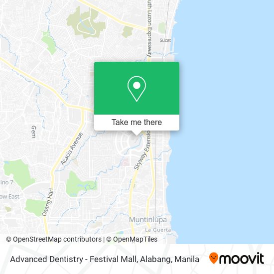 Advanced Dentistry - Festival Mall, Alabang map