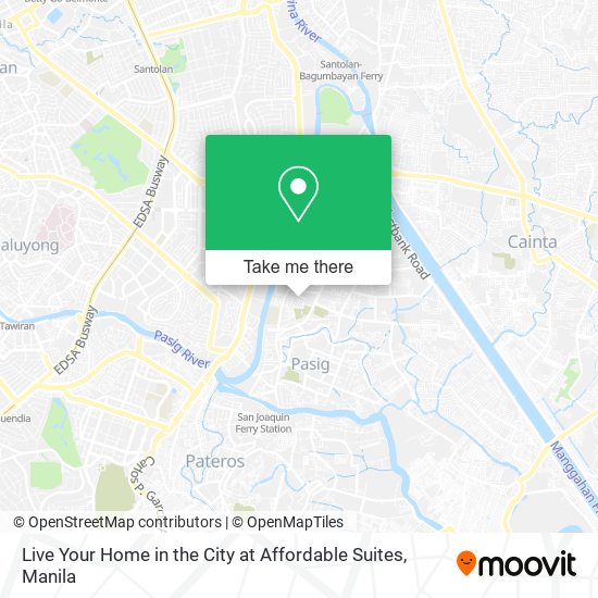 Live Your Home in the City at Affordable Suites map