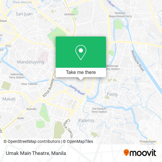 Umak Main Theatre map