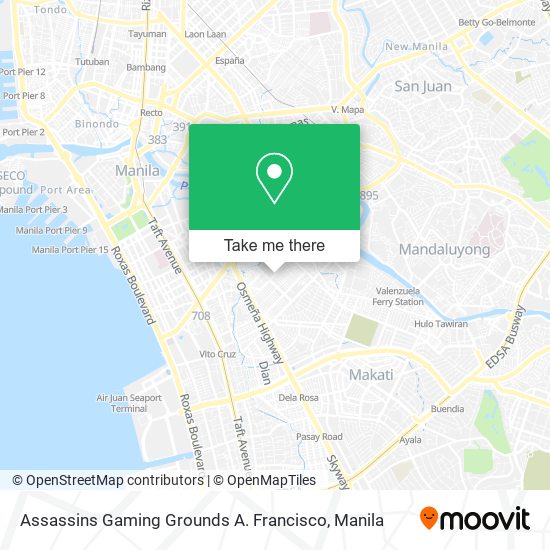 Assassins Gaming Grounds A. Francisco map