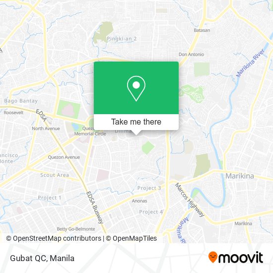 Gubat QC map