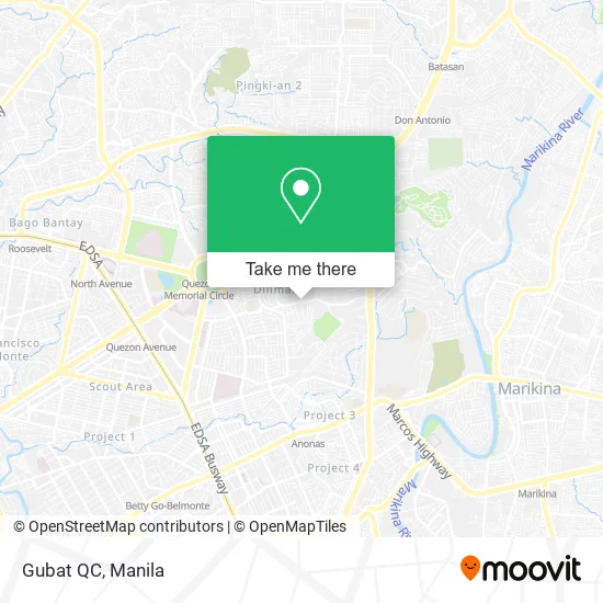 Gubat QC map