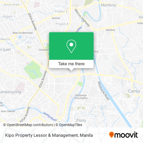 Kipo Property Lessor & Management map
