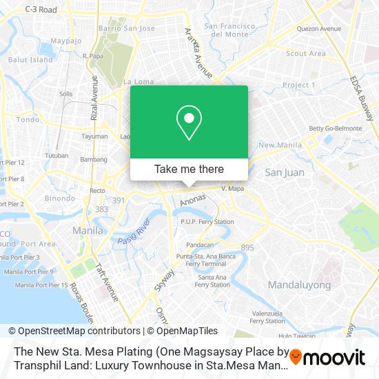 The New Sta. Mesa Plating map