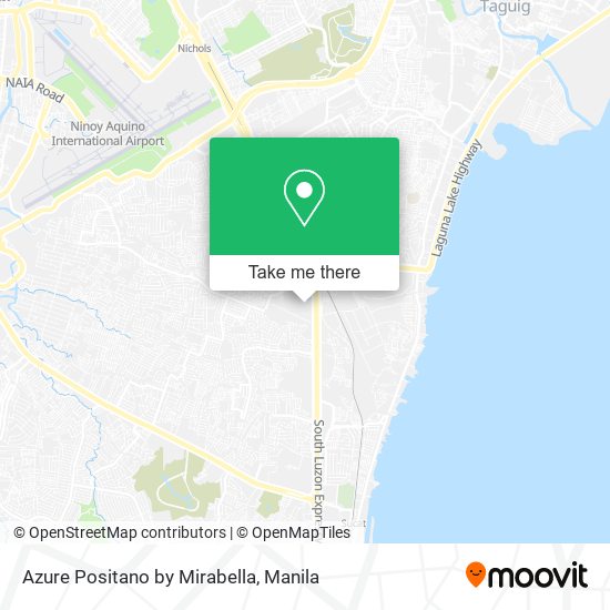 Azure Positano by Mirabella map