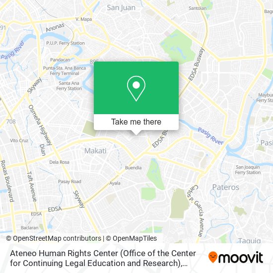 Ateneo Human Rights Center (Office of the Center for Continuing Legal Education and Research) map