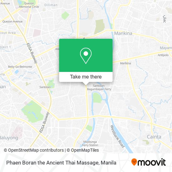 Phaen Boran the Ancient Thai Massage map