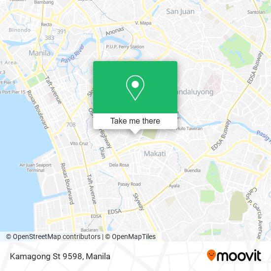 Kamagong St 9598 map