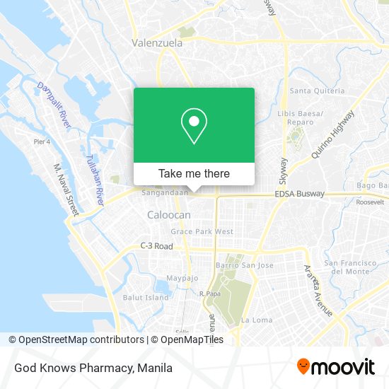 God Knows Pharmacy map