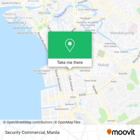 Security Commercial map