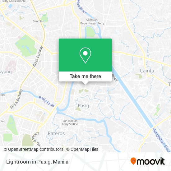 Lightroom in Pasig map
