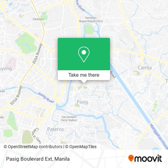 Pasig Boulevard Ext map