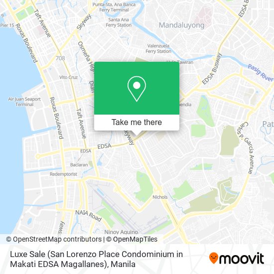 Luxe Sale (San Lorenzo Place Condominium in Makati EDSA Magallanes) map