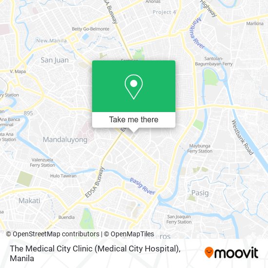 The Medical City Clinic (Medical City Hospital) map