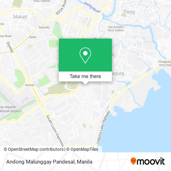 Andong Malunggay Pandesal map