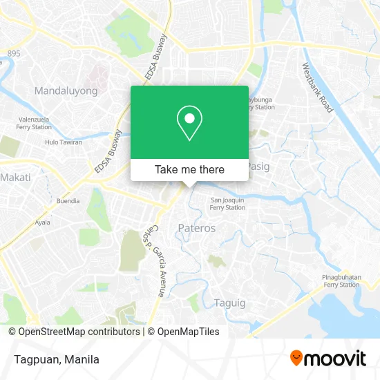 Tagpuan map