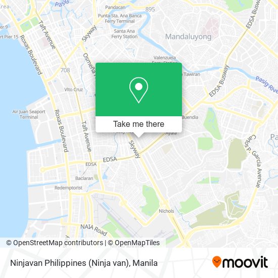 Ninjavan Philippines (Ninja van) map