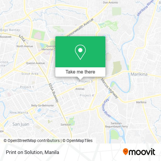 Print on Solution map