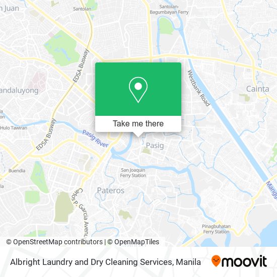Albright Laundry and Dry Cleaning Services map