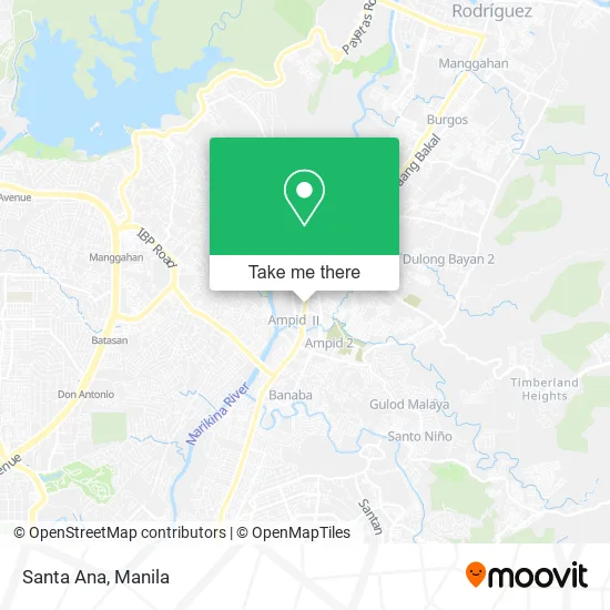 Santa Ana map