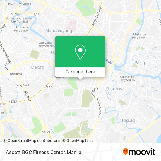 Ascott BGC Fitness Center map