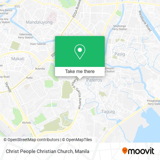 Christ People Christian Church map