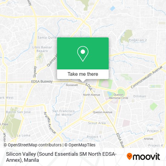 Silicon Valley (Sound Essentials SM North EDSA-Annex) map