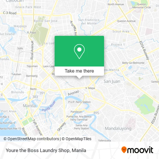 Youre the Boss Laundry Shop map