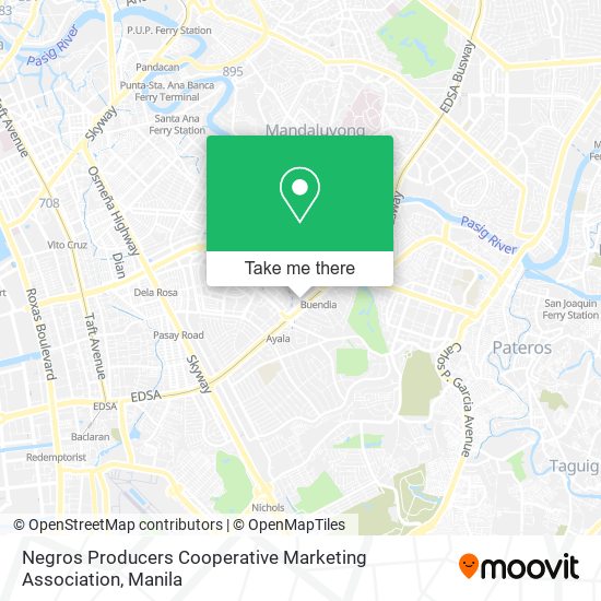Negros Producers Cooperative Marketing Association map