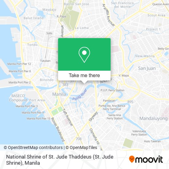 National Shrine of St. Jude Thaddeus (St. Jude Shrine) map