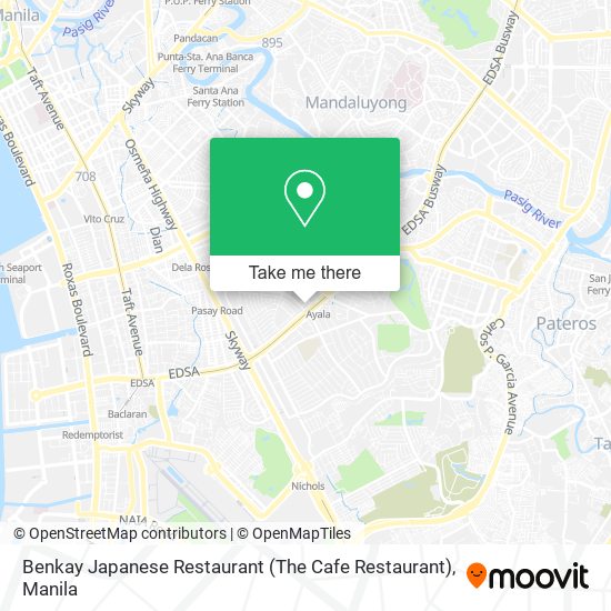 Benkay Japanese Restaurant (The Cafe Restaurant) map