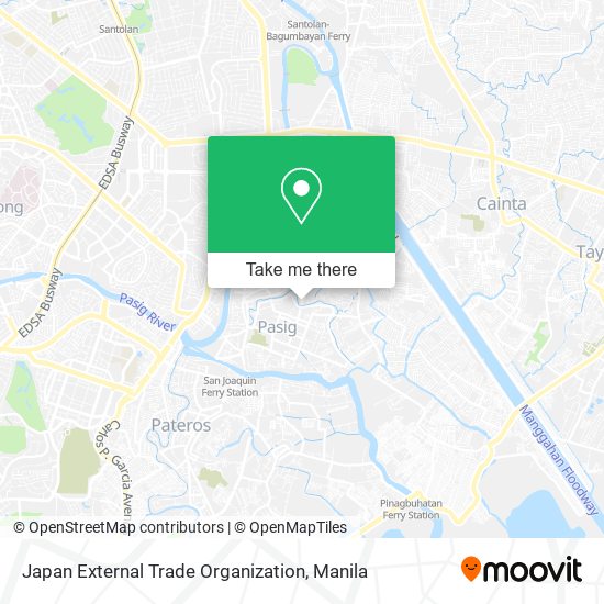 Japan External Trade Organization map
