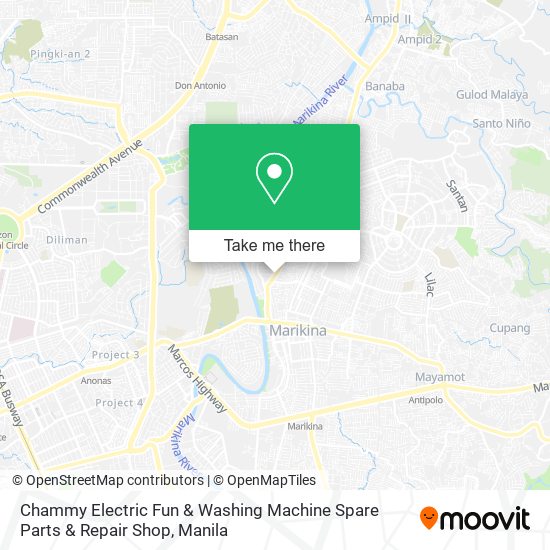 Chammy Electric Fun & Washing Machine Spare Parts & Repair Shop map