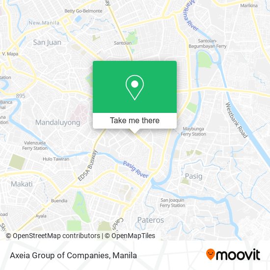 Axeia Group of Companies map