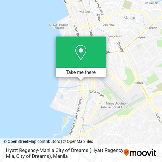 Hyatt Regency-Manila City of Dreams map
