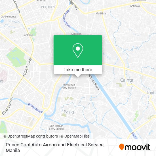 Prince Cool Auto Aircon and Electrical Service map