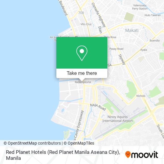 Red Planet Hotels (Red Planet Manila Aseana City) map