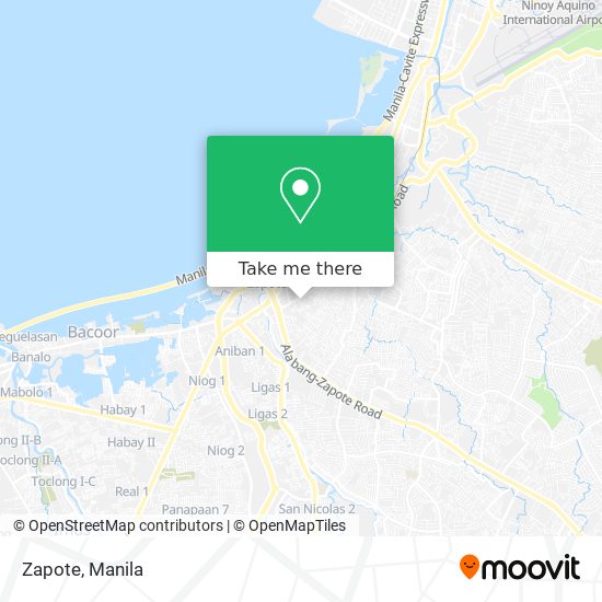 Zapote Las Pinas Map How To Get To Zapote In Las Piñas By Bus?