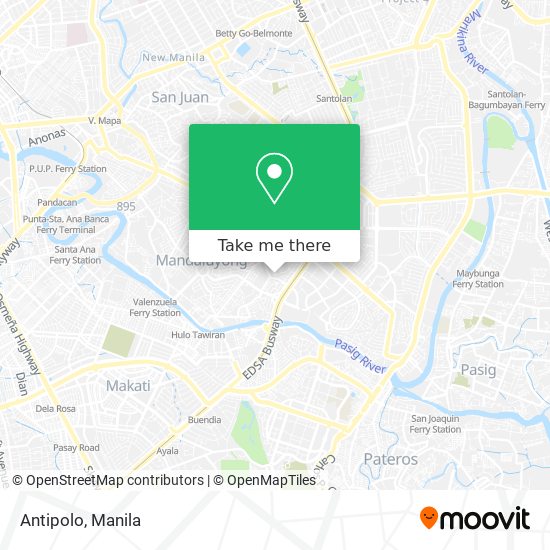 Antipolo map