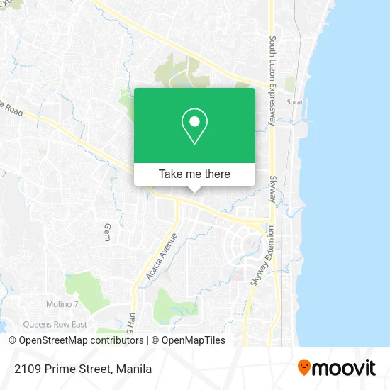 2109 Prime Street map
