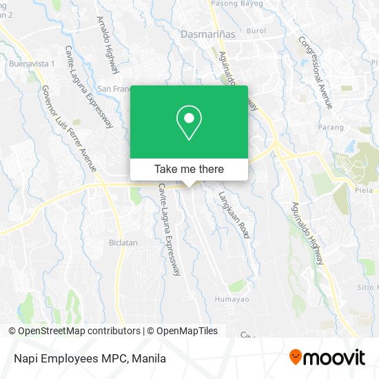 Napi Employees MPC map
