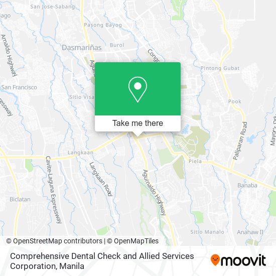 Comprehensive Dental Check and Allied Services Corporation map