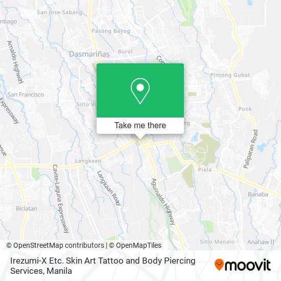 Irezumi-X Etc. Skin Art Tattoo and Body Piercing Services map