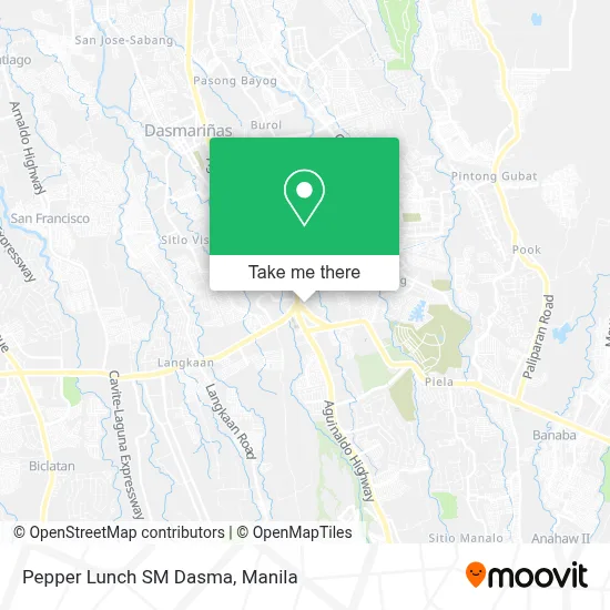 Pepper Lunch SM Dasma map