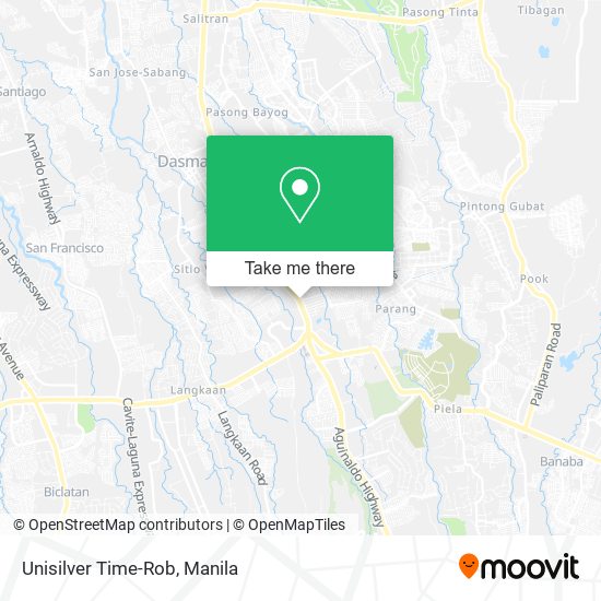 Unisilver Time-Rob map