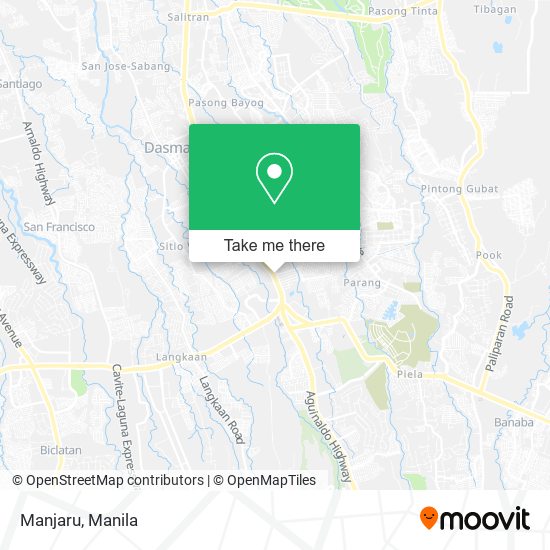 Manjaru map